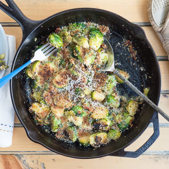 Bacon Brussels Sprouts with Cream