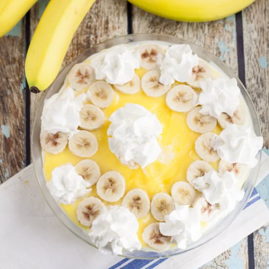 No Bake Banana Cream Cheesecake