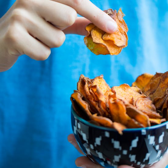 Homemade Sweet Potato Chips