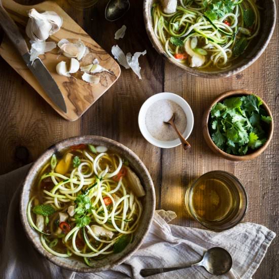 Paleo Chicken Noodle Soup