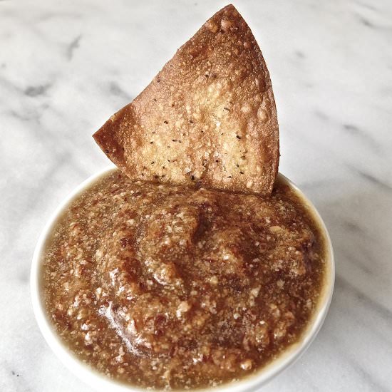 Bacon Jam & Homemade Tortilla Chips