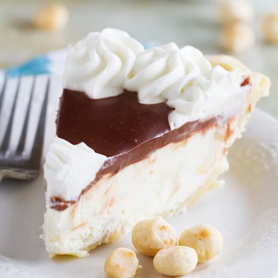 White Chocolate Macadamia Pie