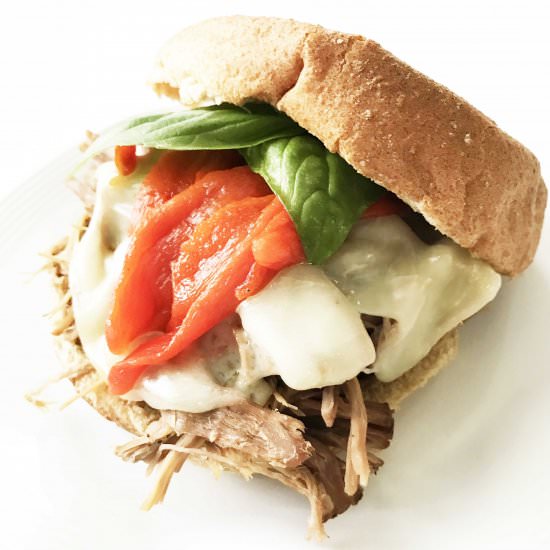 Skinny Italian Beef Sandwiches