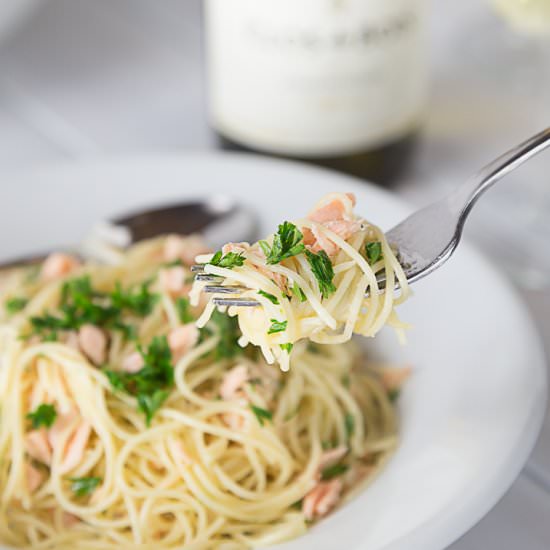 Creamy Salmon & Dill Pasta