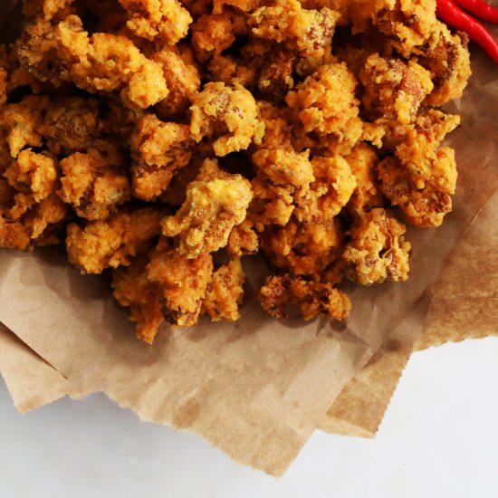 Crispy Cauliflower & Cashew Pakodas