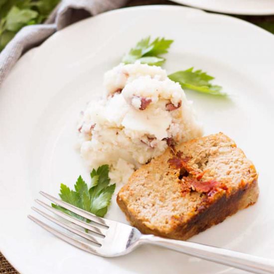 Feta and Sun-Dried Tomato Meatloaf