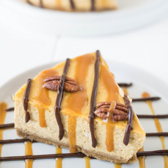 Pumpkin Turtle Cheesecake