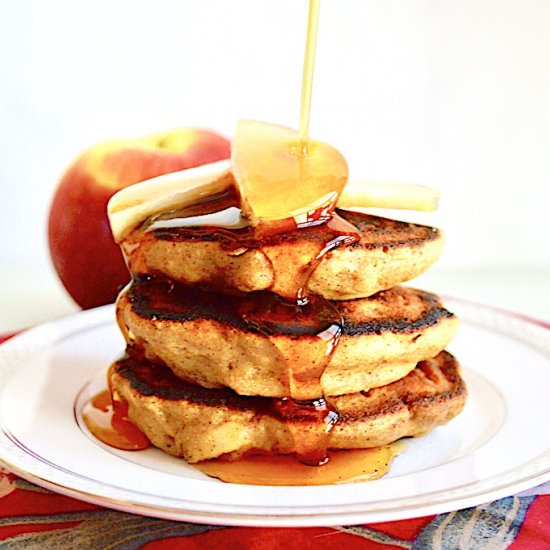 Apple Oat Pancakes