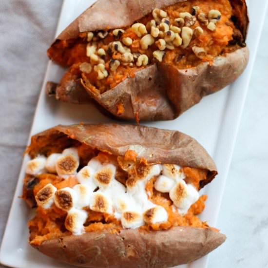 Twice Baked Sweet Potatoes