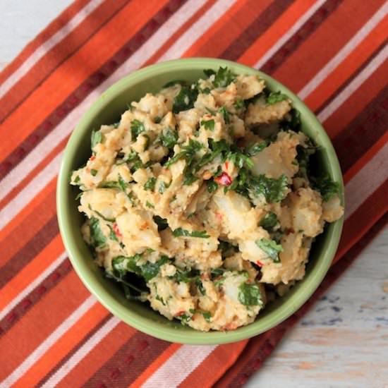 Hummus Mashed Potatoes