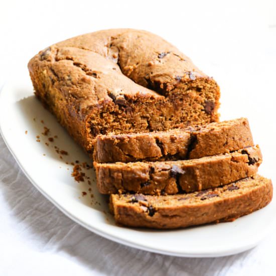 Pumpkin Chocolate Chip Bread (GF)