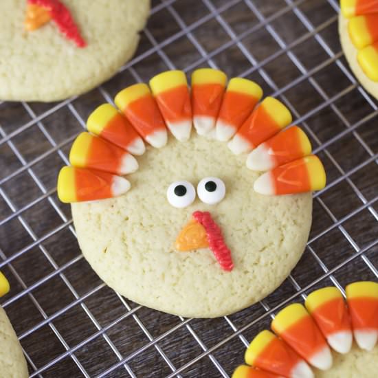 Turkey Sugar Cookies