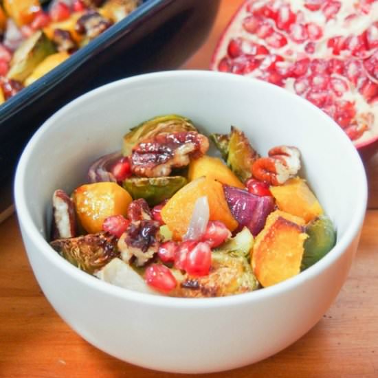 Acorn Squash & Brussel Sprout Side