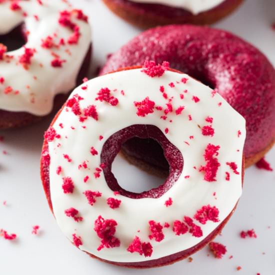 Red Velvet Doughnuts