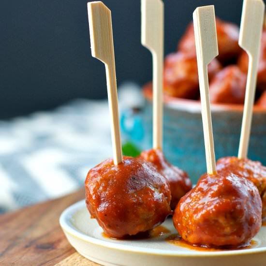 Slow Cooker BBQ Meatballs