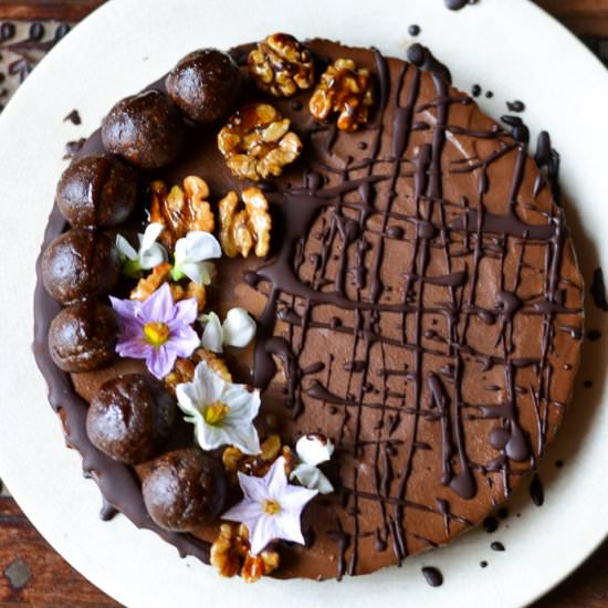 Vegan Chocolate Cheesecake