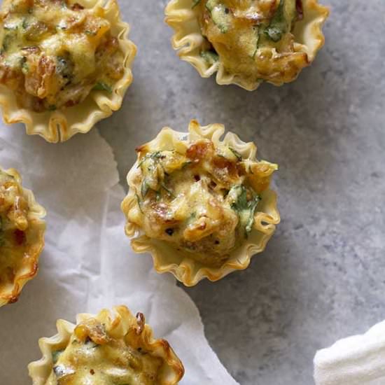 French Onion Tartlets