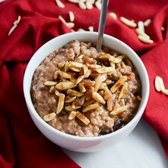 Slow Cooker Cherry Pie Oatmeal