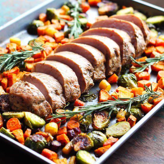 One Pan Fall Pork Tenderloin