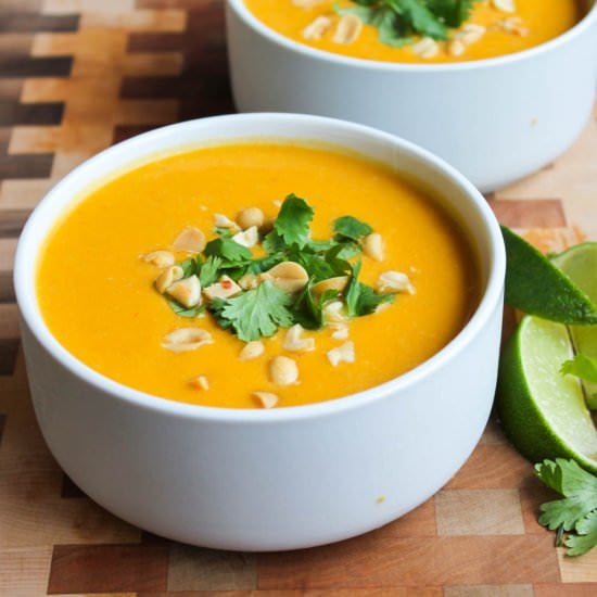 Slow Cooker Thai Butternut Squash Soup