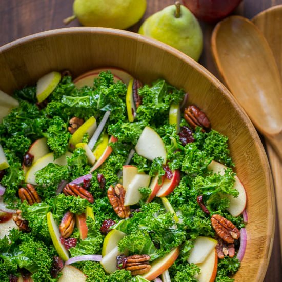 Kale Salad with Honey Lemon