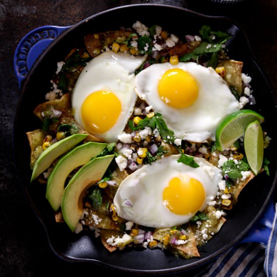 Baked Chilaquiles Verdes