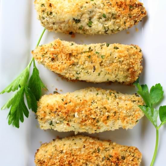 Parmesan Baked Chicken Strips