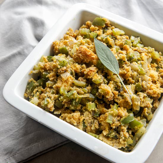 Gluten Free Cornbread Stuffing