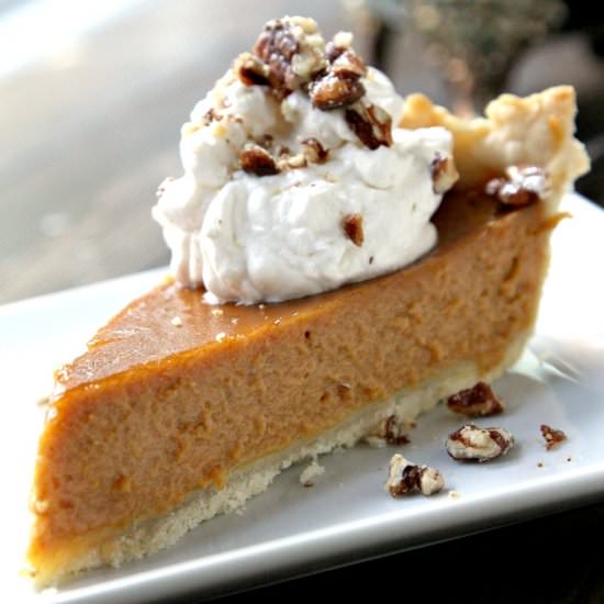 Irish Cream Pumpkin Pie