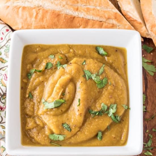Roasted Turban Squash Soup