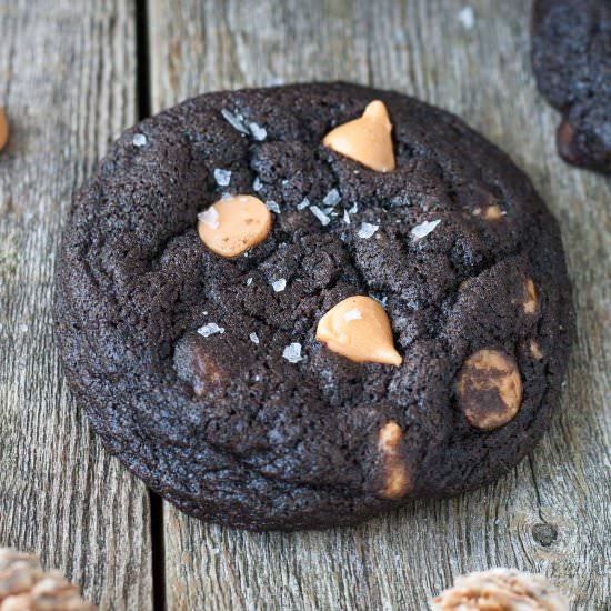 DARK CHOCOLATE BUTTERSCOTCH COOKIES