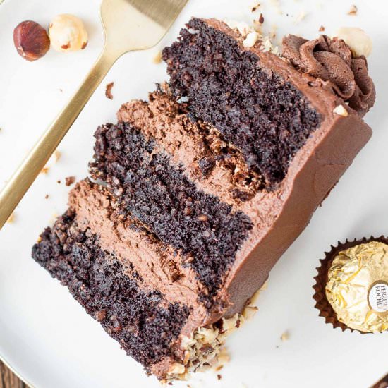 Ferrero Rocher Cake