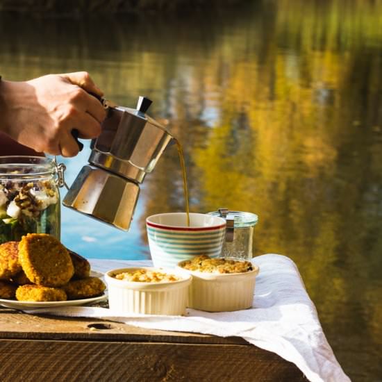 Sunny autumn picnic