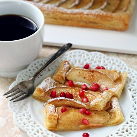 Simple Puff Pastry Apple Tart