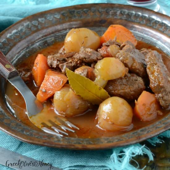 Beef Stefado
