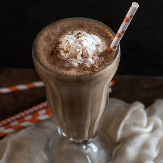 Pumpkin Spice Mocha Protein Smoothi