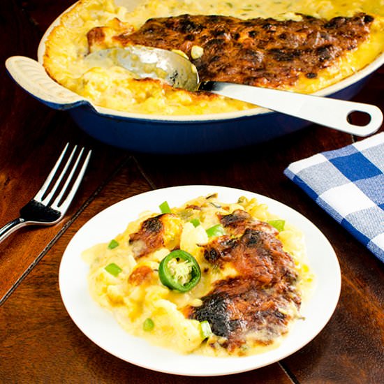 Green Chile Cauliflower ‘n Cheese