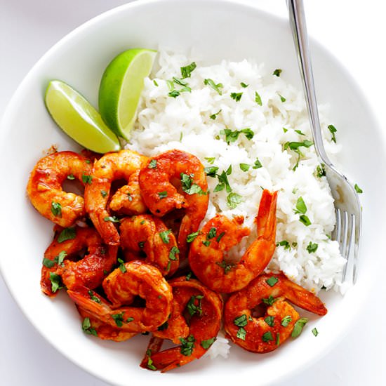 Easy Peruvian Shrimp