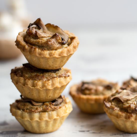 Mini Mushroom & Tofu Quiche