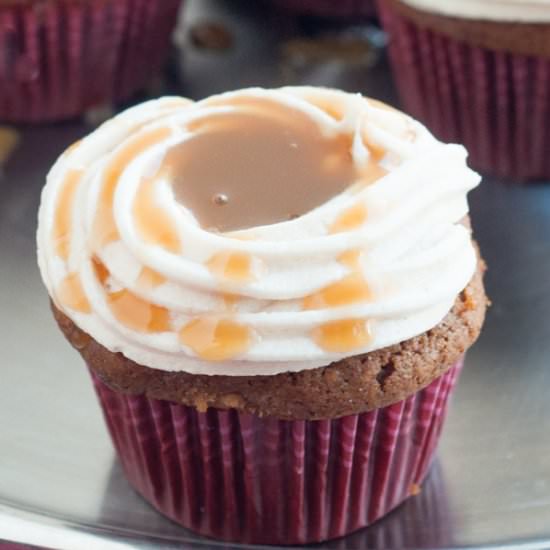 Caramel Apple Cupcakes