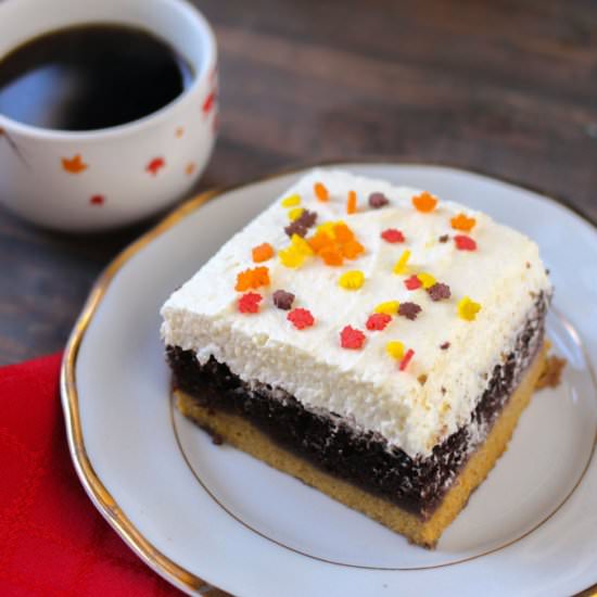 Chocolate Pumpkin Magic Cake