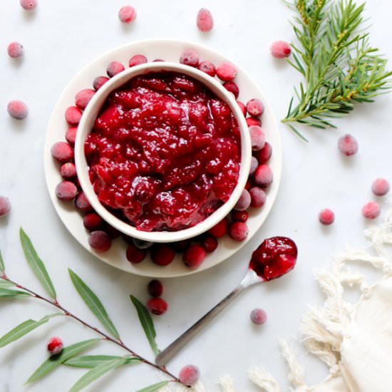 Cranberry Apple Sauce