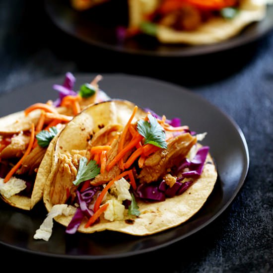 Hoisin Chili Chicken Tacos