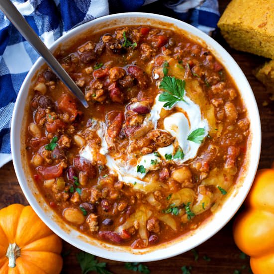 Turkey Pumpkin Chili