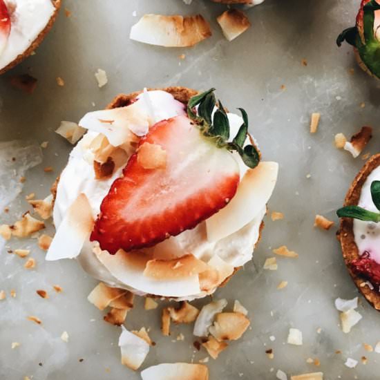 Strawberry and Cream Tarts