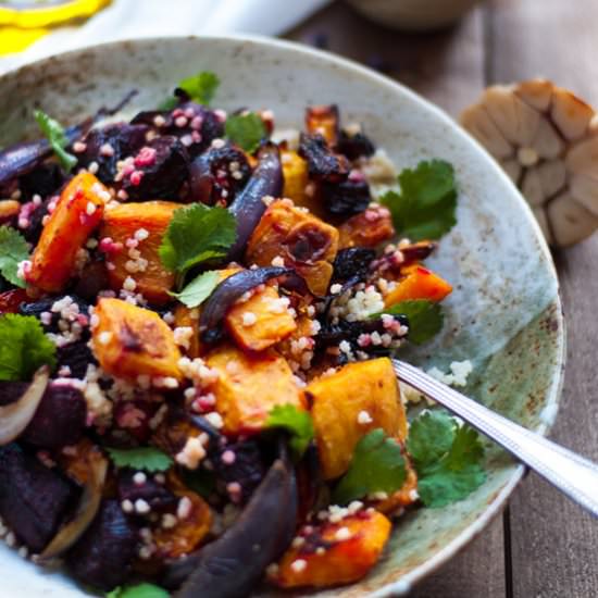 Roasted Vegetable Salad with Millet