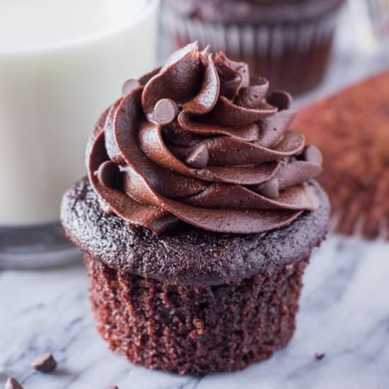 Double Chocolate Cupcakes