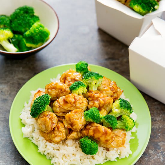Baked General Tso’s Chicken