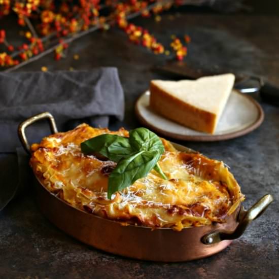 Butternut Squash & Parmesan Lasagna