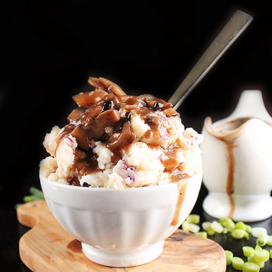 Vegan Garlicky Mashed Potatoes